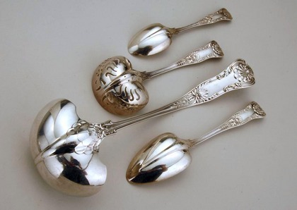 Gorham Sterling Flatware set (41) - New Queens